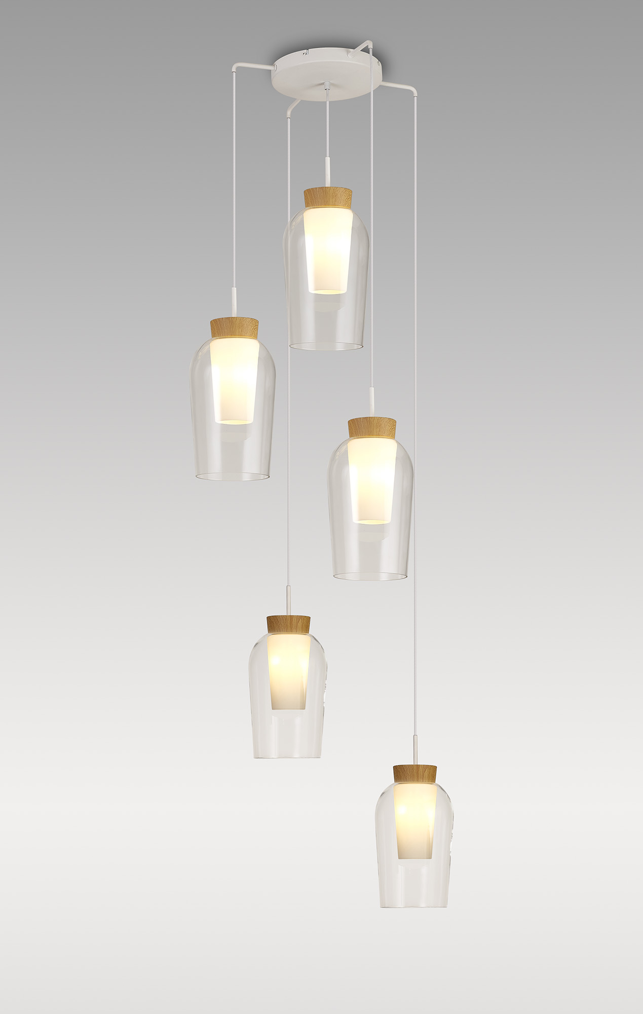 Nora White Ceiling Lights Mantra Multiple Pendant